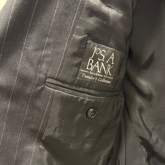 Jos. A. Bank Charcoal Pinstripe Blazer - Picture 4 of 5